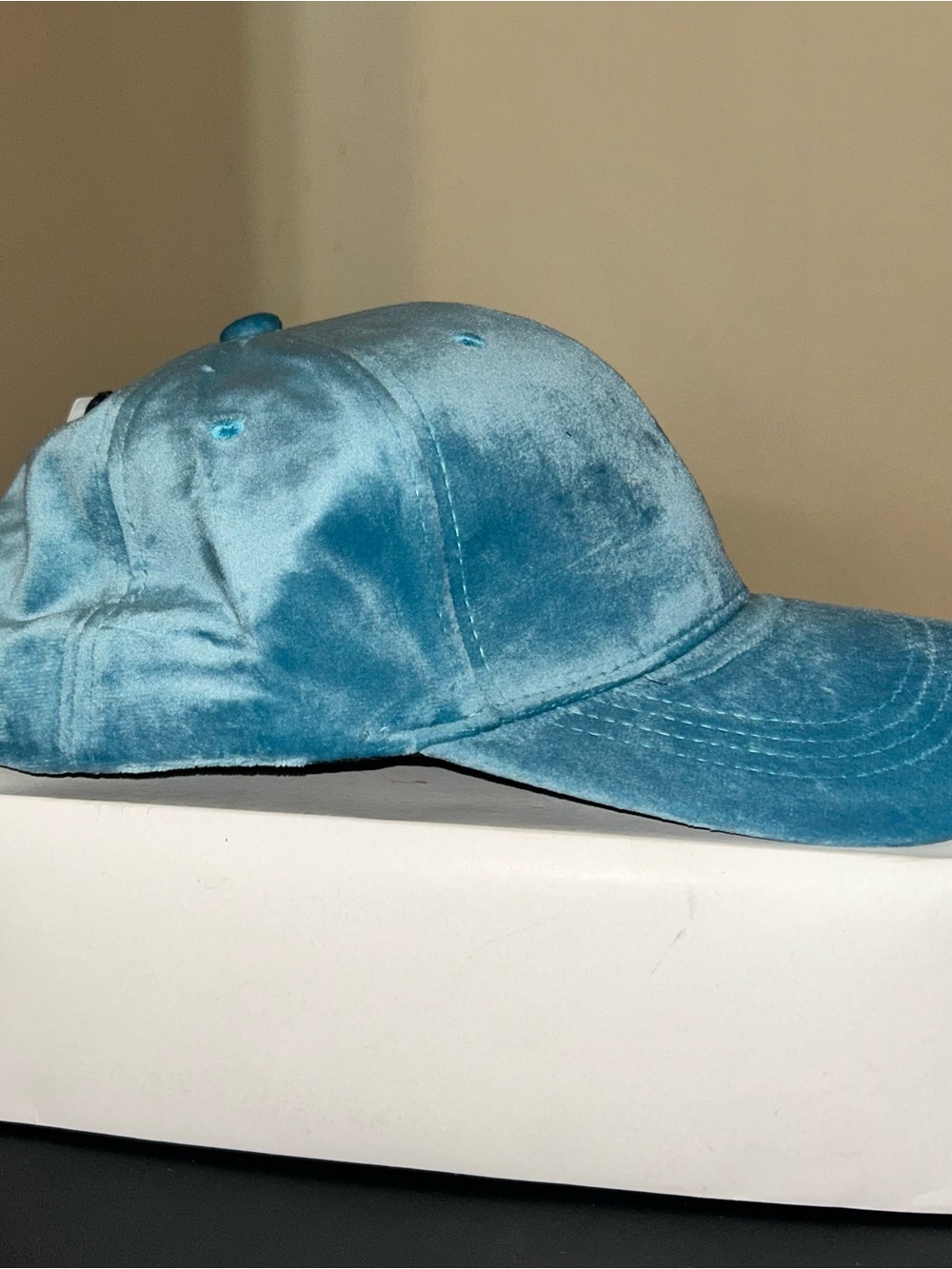 Arianna by Howard Women’s Teal Velvet Baseball Cap